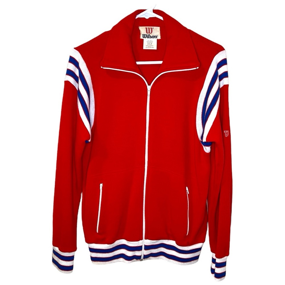 VTG WILSON 70s 80s Track Tennis Jacket